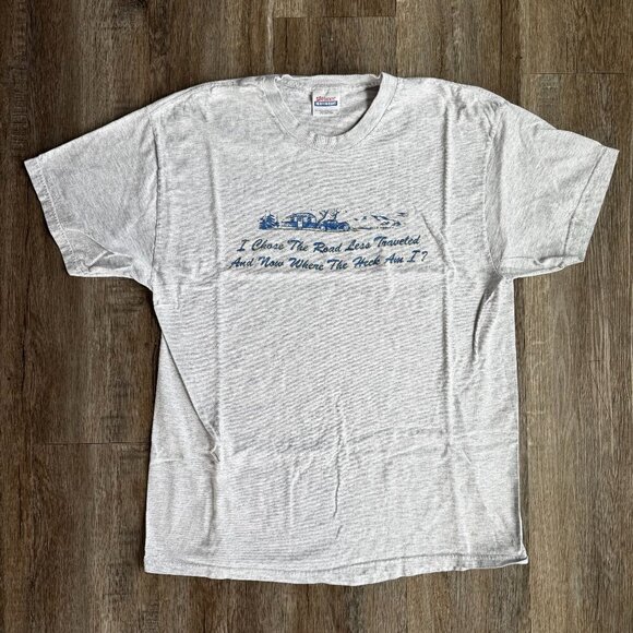 American Vintage Other - Vintage Choose the Road Less Traveled T-Shirt - Large